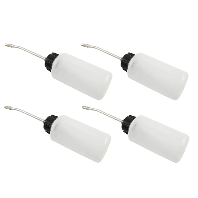 Sewing Machine Oiler Needle Oiler 120Ml Oil Dispenser Long Angled Spout Screw On Cap Extended Spout Oil Bottle 4Pcs