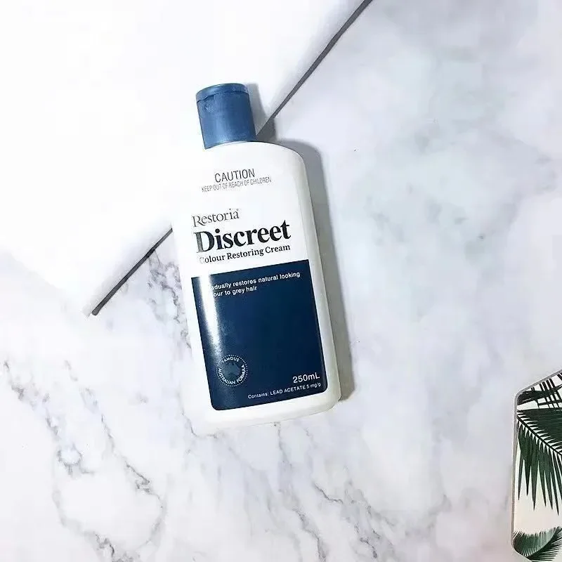 샴푸 1 Pcs Original Restoria Discreet Colour Restoring Cream Lotion Hair Care 250ml Reduce Grey Hair for Men and Women 4