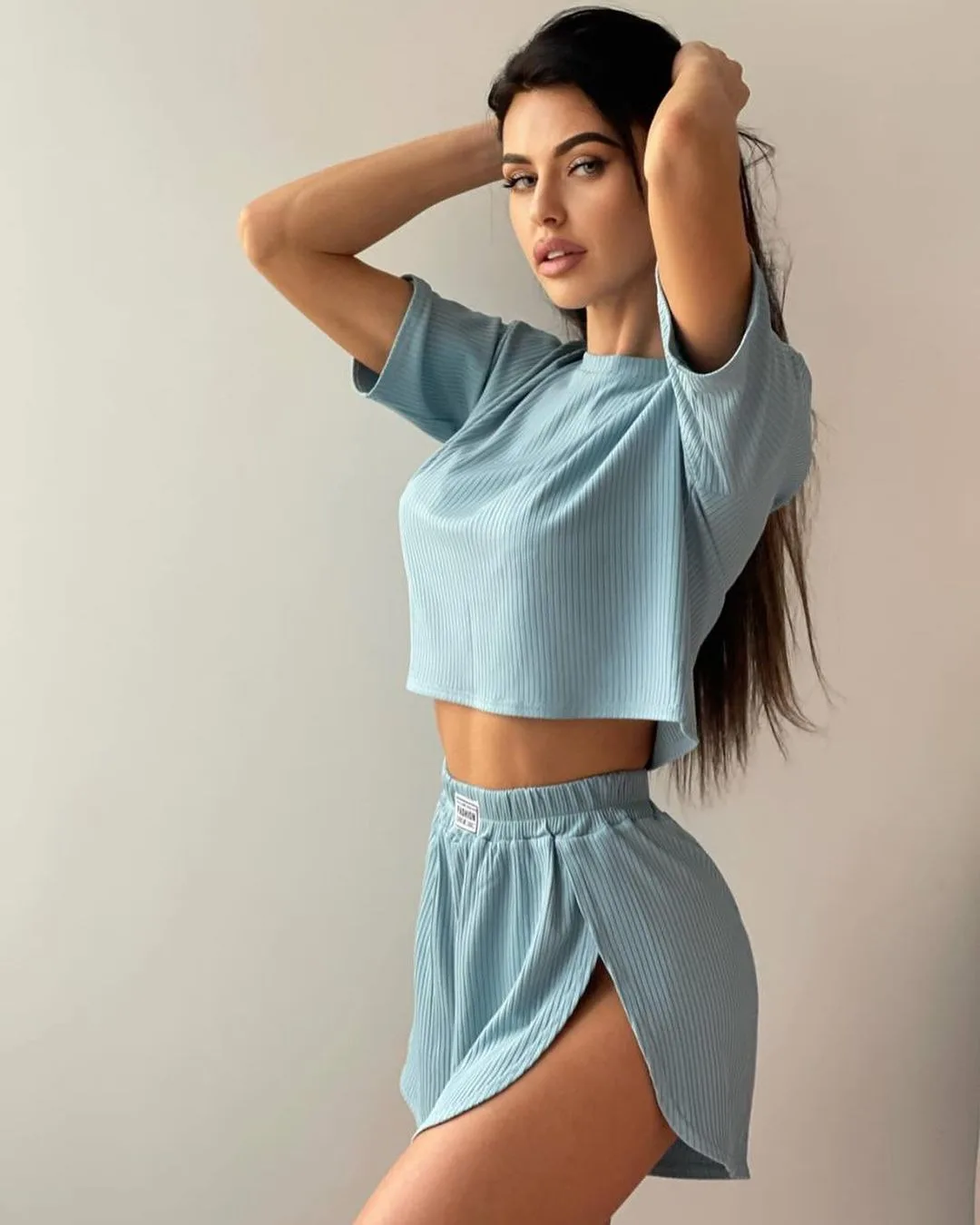 Shorts Suit Pyjamas Sleepwear Lingerie Sleepwear Lingerie Set Women's Pajamas Two Piece Comfortable Sexy Short Sleeve Top Shorts Homewear