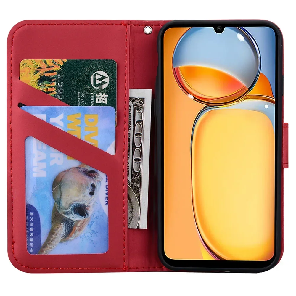 Lovely Animal Design Flip Leather Phone Case