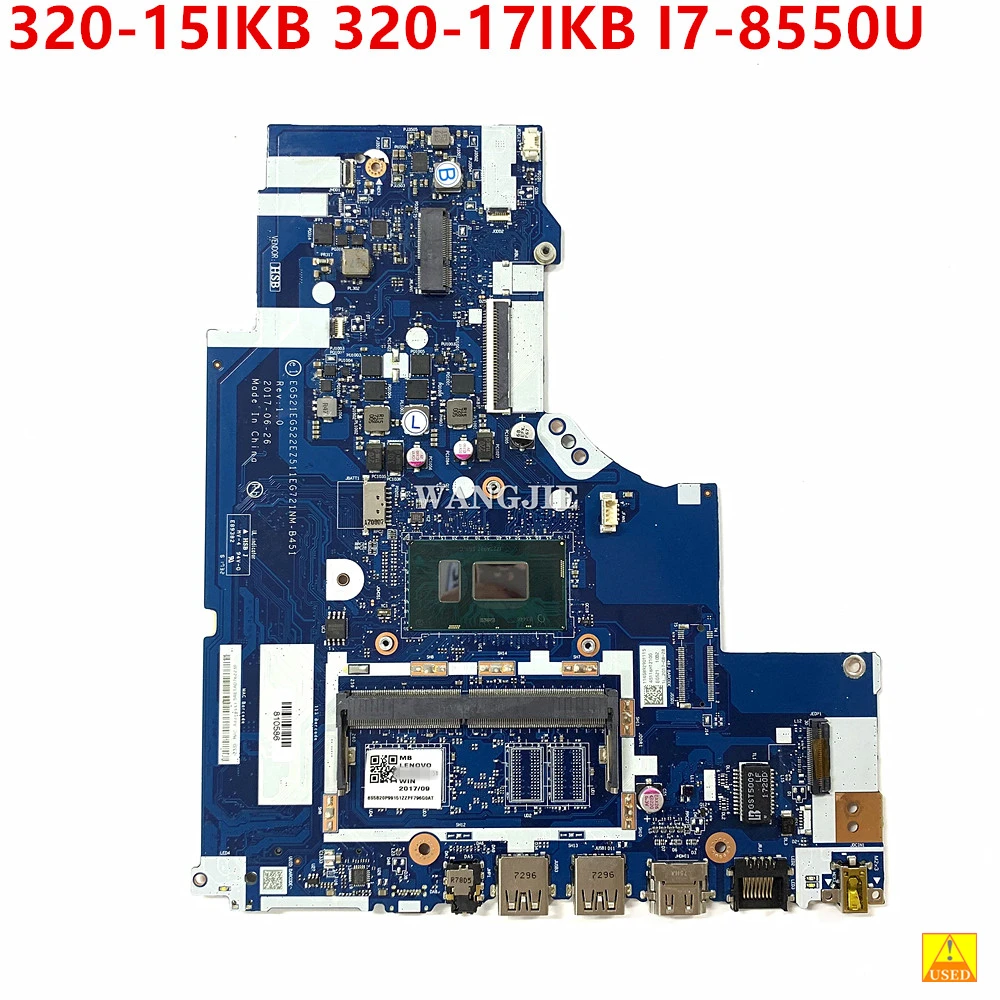 

Used For Lenovo Ideapad 320-15IKB 320-17IKB V320-17IKB Laptop Motherboard i7-8550U CPU 5B20P99151 NM-B451