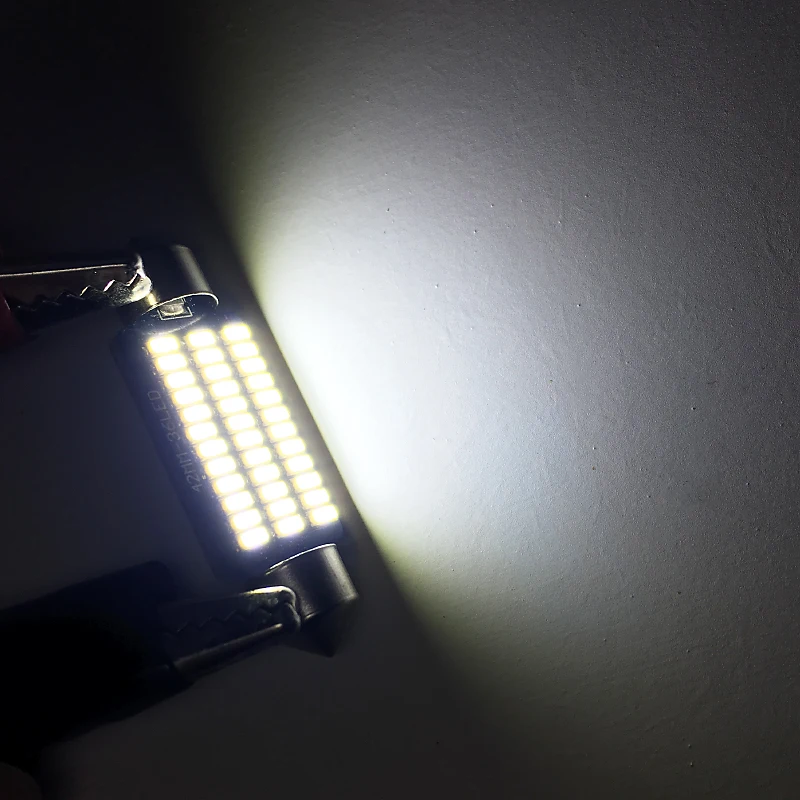 1000 Pz Lampadina Led C5W Festone 3014 31/36/39/41Mm 21/30/36 Smd Lampada Da Lettura Luce Interna Auto Dc 12V