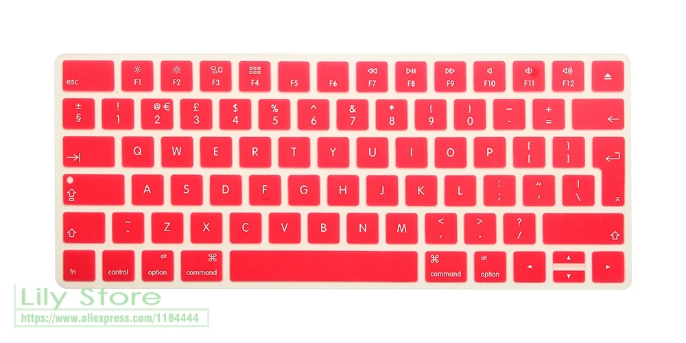 유로 영국 영어 애플 아이맥 PC 컴퓨터 블루투스 무선 매직 키보드 커버, 스킨 필름 보호 키보드 보호기