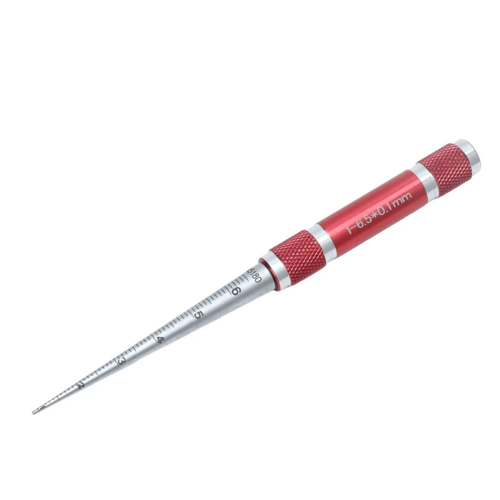 1?6.5mm 조리개 게이지 원뿔형 크롬 도금 탄소강 내부 구멍 직경 측정 도구 실..