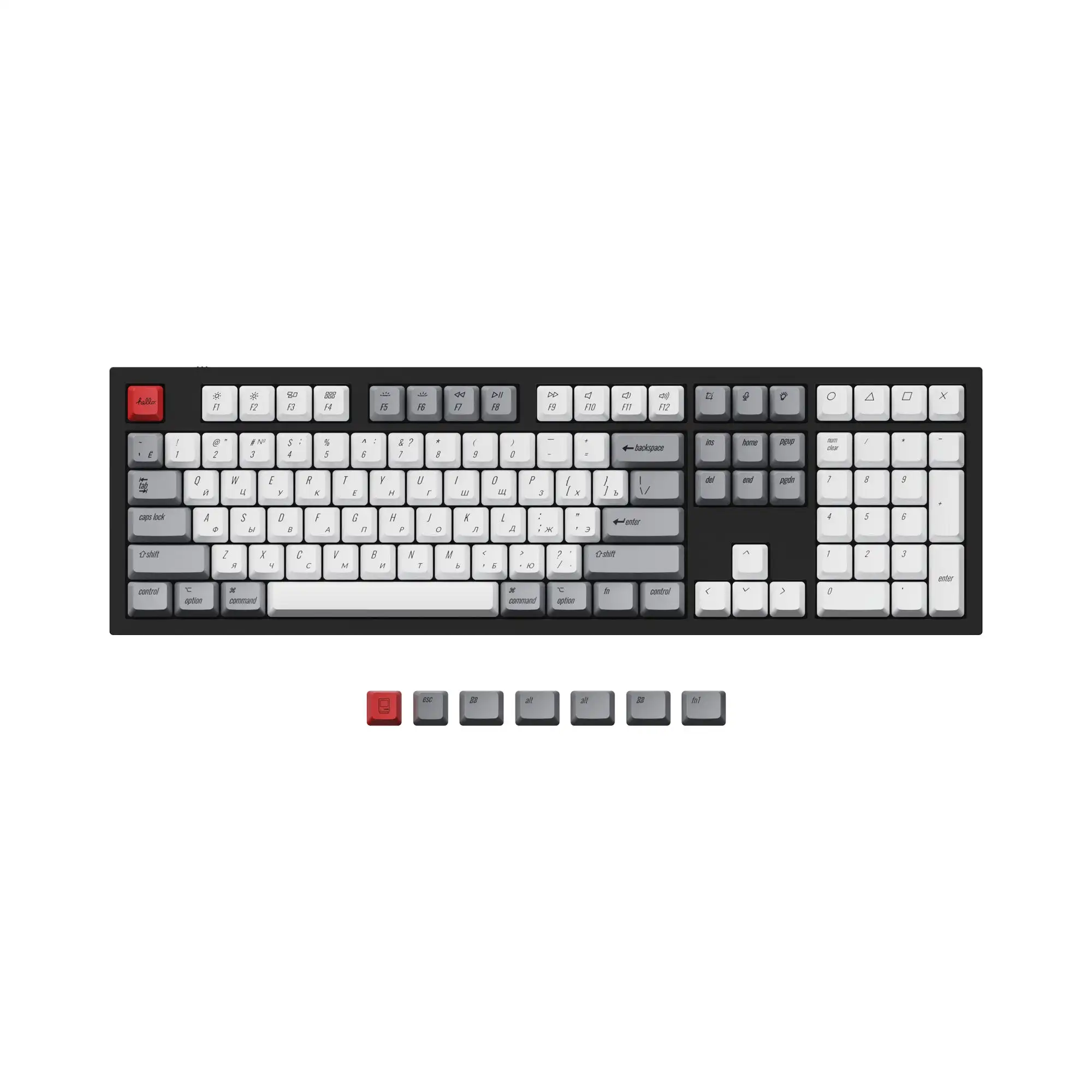 Oem Dye-sub Pbt Keycap Grupo Retro Iso e Ansi para Teclado Mecânico Personalizado - Imagem 4