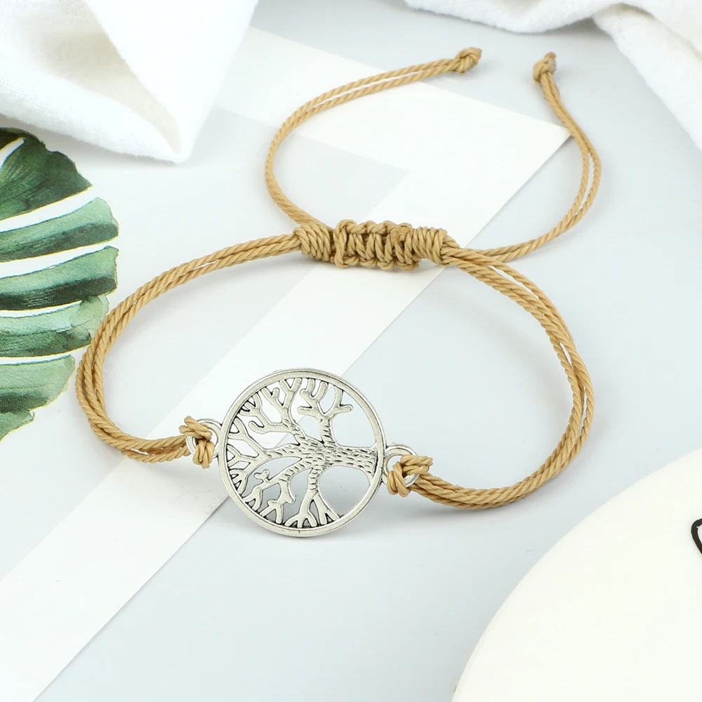 Set Di 3 Bracciali Albero Della Vita Per Donna | Oro, Argento E Oro Rosa | Acciaio Inox Con Zirconi | Regalo Significativo Per Amica, Sorella, Mamma