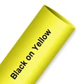 Black on Yellow