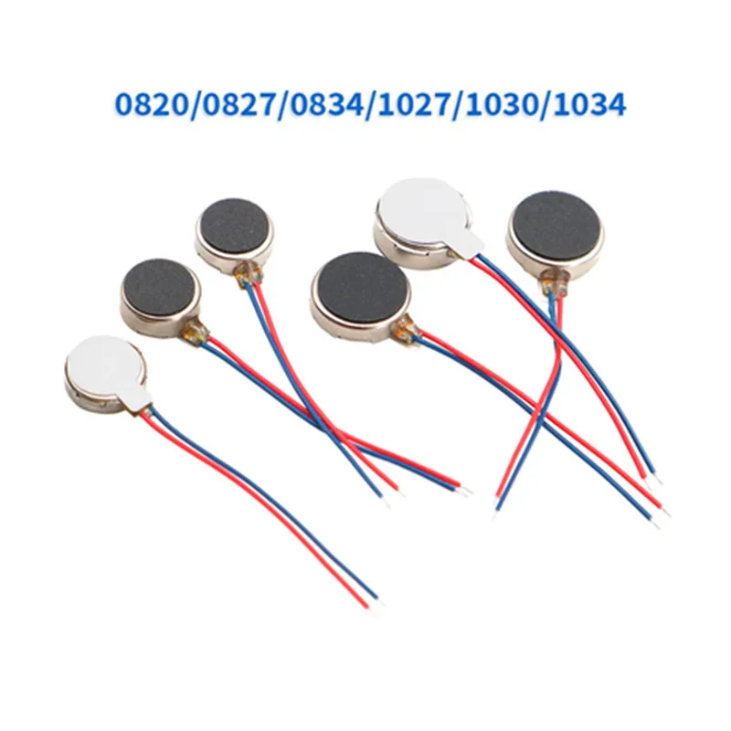 

5PCS 0820/0827/0834/1027/1030/1034 Dc Cell Phone Vibrates Flat Motor