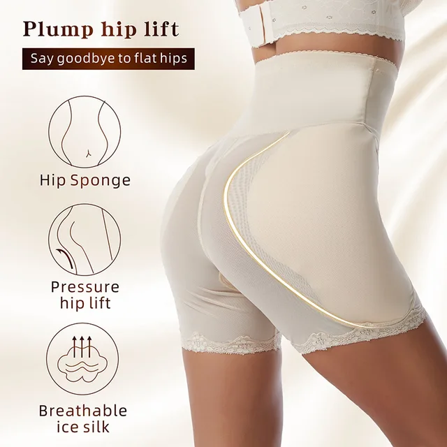 Women Hip Pads Panties Butt Lifter Body Shapewear Butt Enhancer Sexy Tummy Shaper High Waist Fake Ass Control Shorts Sheath 3