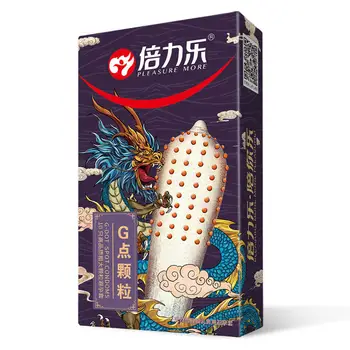 10pcs/set G-spot Large Particles Delay Sex Condoms Natural Latex Condom Lubrication Ultra Thin Sex Toys For Men 18+ Sex Products 1