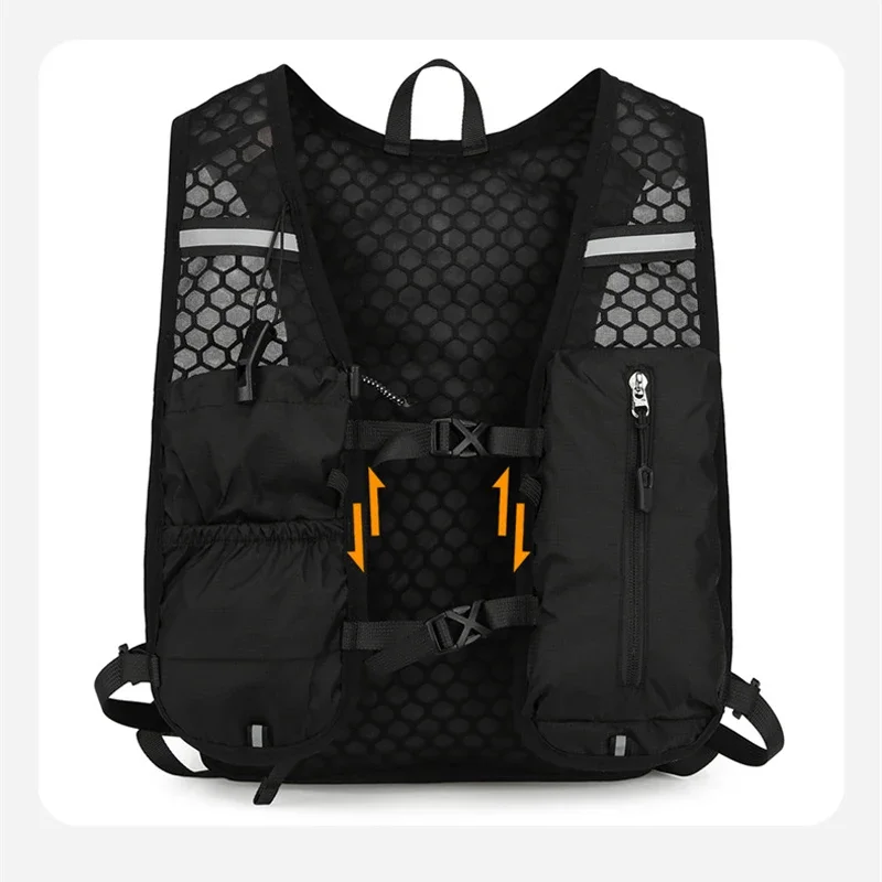 8L Running Hydration Vest Backpack Men Women Outdoor Sport Bags Trail Marathon Jogging Hiking Backpack Option Water Bag Flask 5