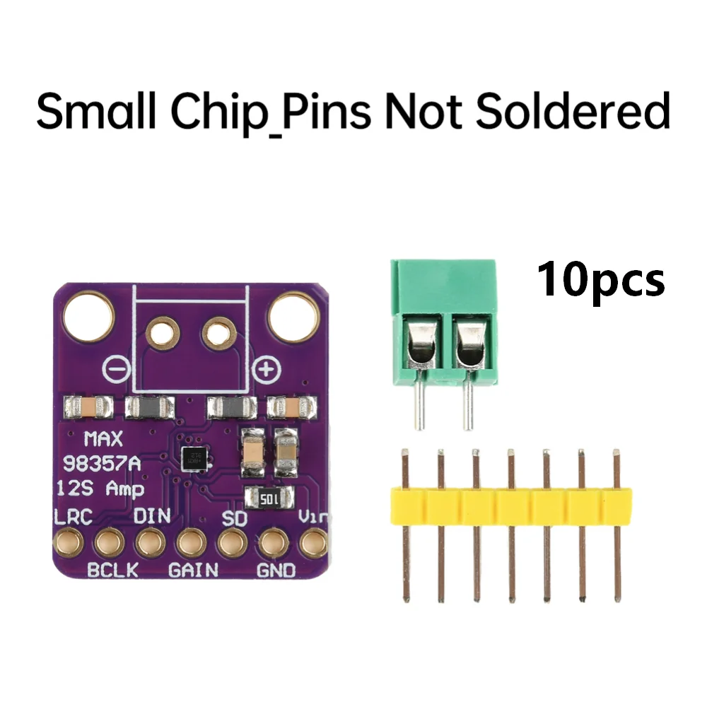1/10 Stück MAX98357 I2S 3W Klasse-D-Verstärker Breakout-Port DAC-Decoder-Modul Filterloses Verstärkermodul für Raspberry Pi Esp32 – Detail 11