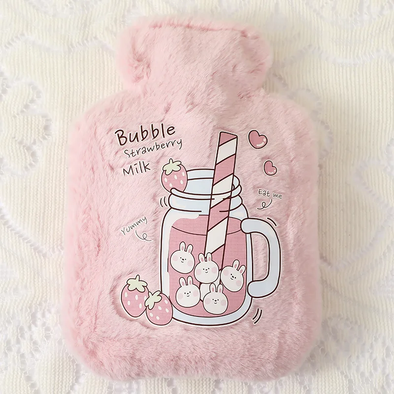 Cute 500ML Soft Hot Water Bottle and Hand Warmer