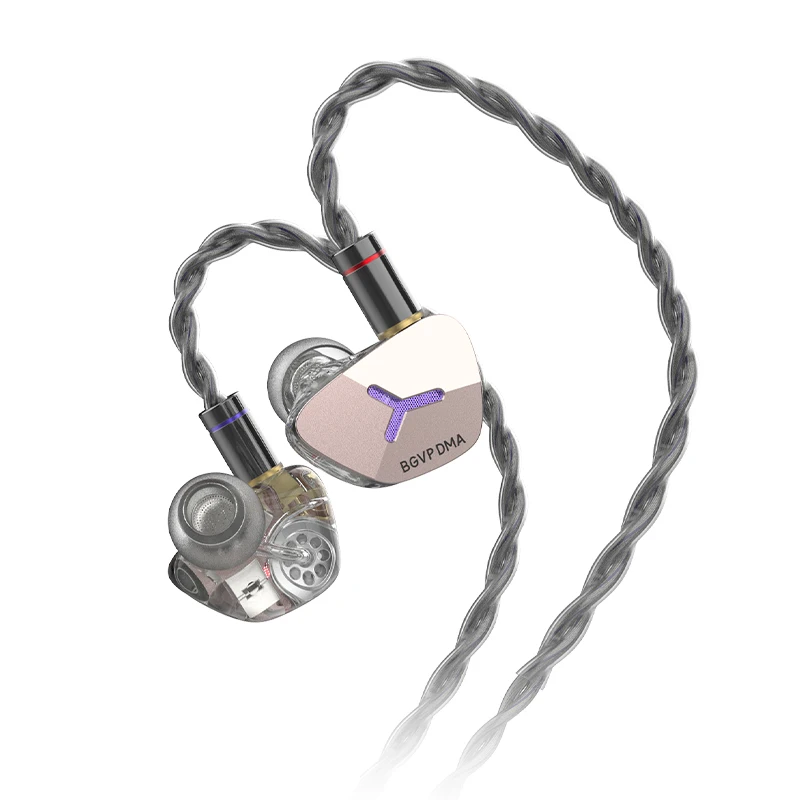 BGVP DMA Bone Conduction In-ear Earphone Driver Armature Hybrid Unit HIFI PZT Bone Conduction Monitor Wired Earbud Headphone 3