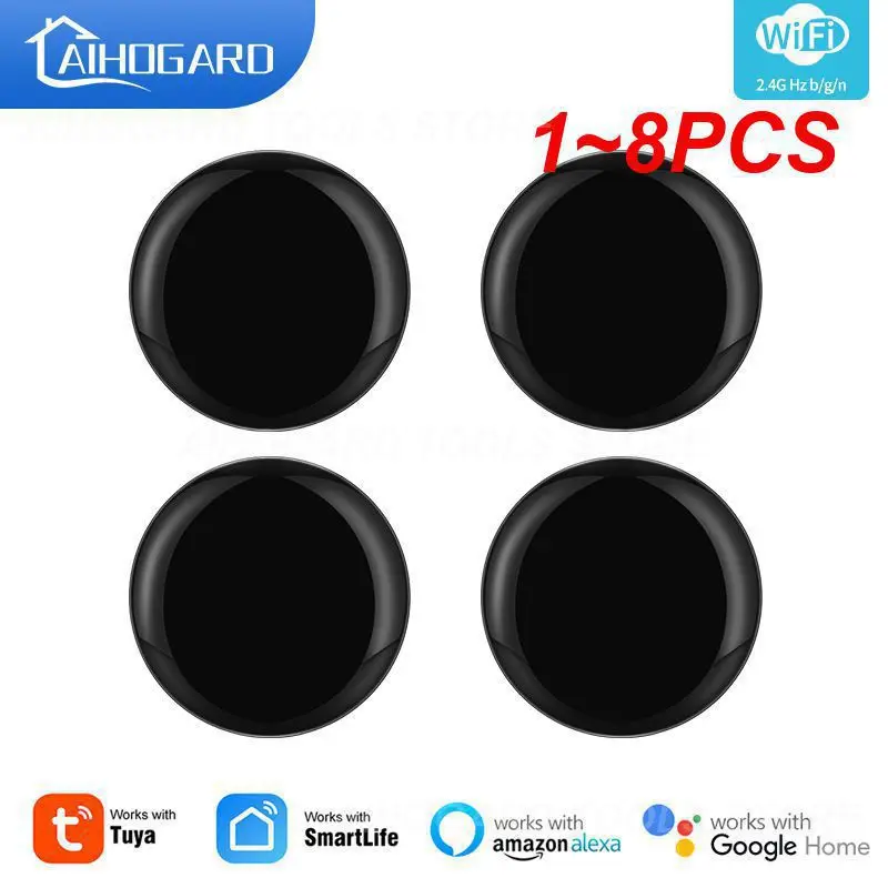 

1~8PCS Tuya Smart Life IR Smart Remote Infrared Smart Controler For Air Conditioner TV DVD AUD Alexa Home WiFi Voice
