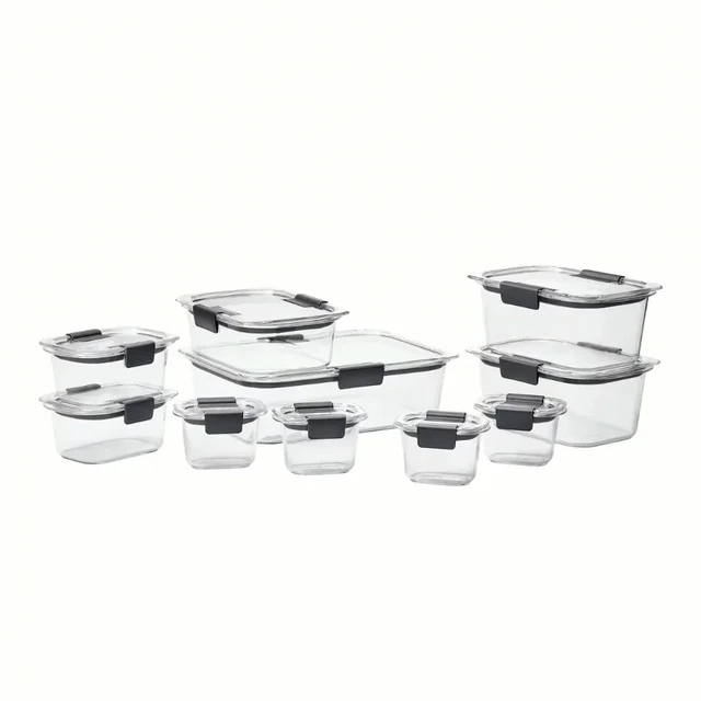 Rubbermaid Brilliance Pantry Container Set, Food Storage, Household