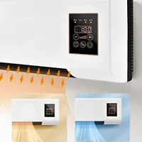 Wall Mounted Air Conditioner Mini Cooling and Heating Air Conditioner with Remote Control for Bedroom Living Room 2