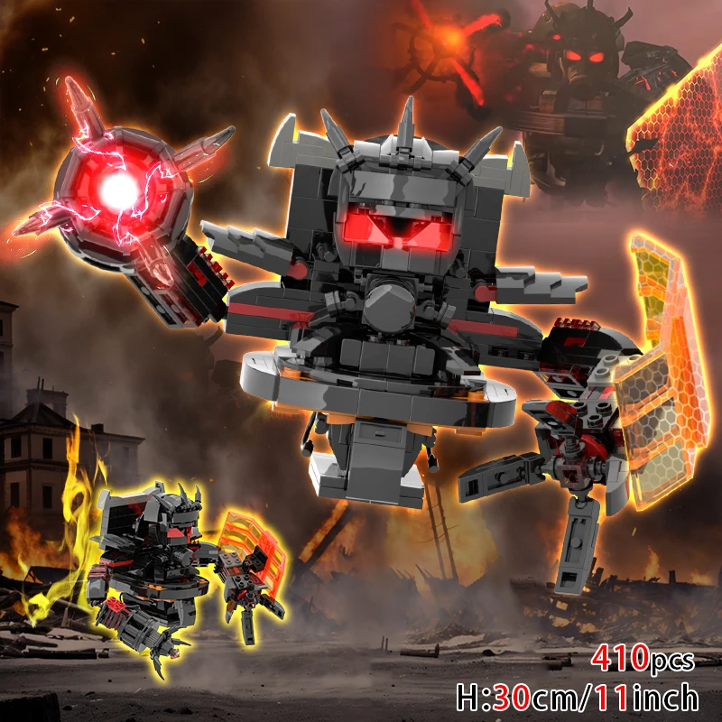 Nuevos bloques de construcción de inodoro Skibidi Titan TV Man Speakerman Titan Clock Man 2.0 Drill Man, juguetes de ladrillos para niños, regalos de cumpleaños
