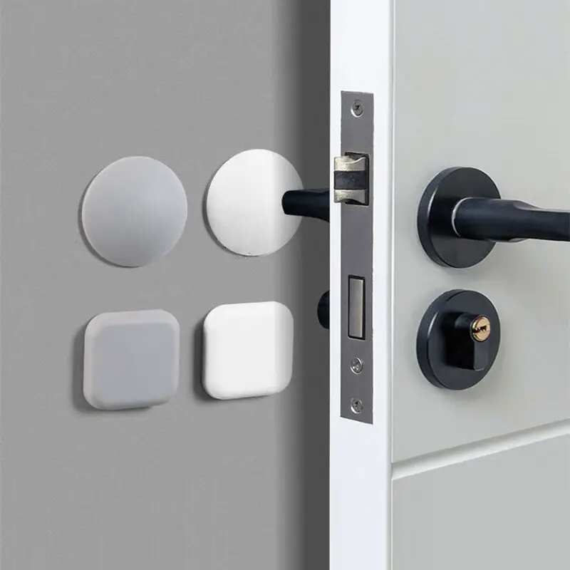 Door Stopper Silicone Handle Bumpers Self Adhesive Mute Anti-Shock Protection Porte Pad Home Improvement Wall Protector Pad - Image 5