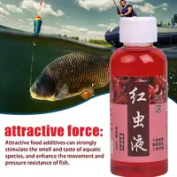 Strong Fish Attractant 100ml Concentrated Worm Extract Red Liquid For Fishing Fish Bait High Concentration Fish Bite Activa U8X0 1