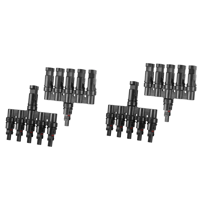 

1Set T Branch Connectors Cable Splitter Coupler 1 Male To 5 Female And 1 Female To 5 Male