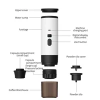 TINSOL Electric Coffee Maker Convenient Capsule Coffee Maker Travel Coffee Maker with Cordless Heating for Car and Home Camping 6