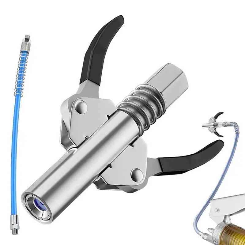 

Grease Coupler 17000 PSI NPTI/8 High Pressure Grease Nozzle Oil Pump Car Syringe Lubricant Tip Repair Accessories Lubricant