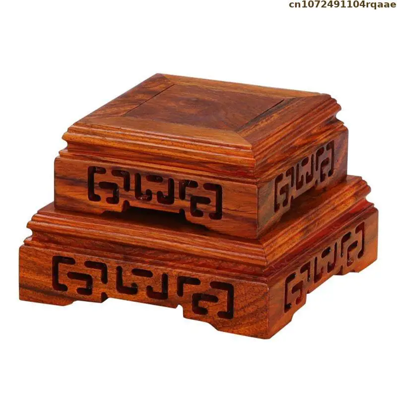 Standing Flower Wooden Base Bonsai Plant Shelf Flower Pot Sorting Table Log Lathe Flowerpot Plant Scaffold Tea Set Vase Pedestal
