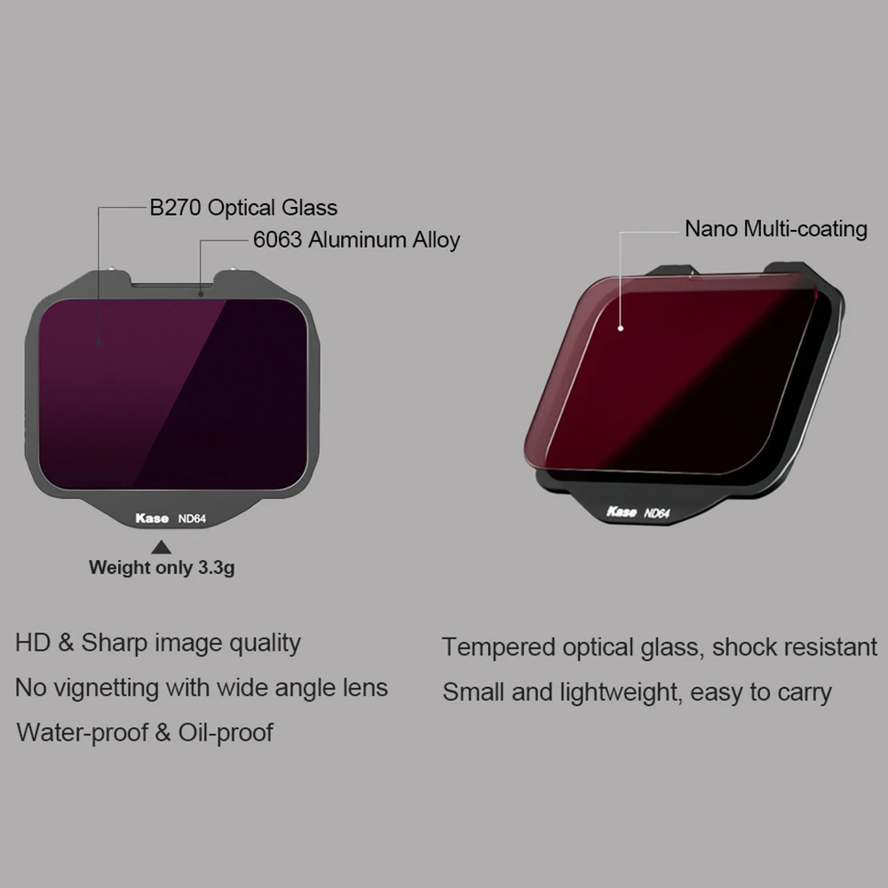 Kase Clip-in CMOS ND UV Neutral Night Black Mist Filter for Sony A7 Series Full Frame Mirrorless Camera A7II A7III A7RIV A7R5 6
