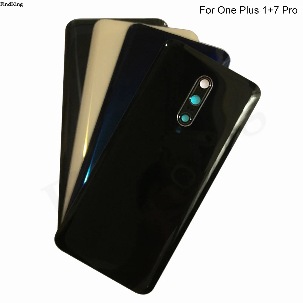 Back Cover For Oneplus 7 Pro Back Battery Cover For One Plus 7 Pro 1+7Pro Door Rear Glass Housing Case Camera Lens