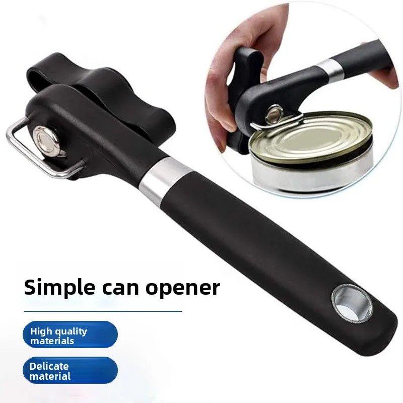 Stainless Steel Manual Safety Can Opener Kitchen Tool