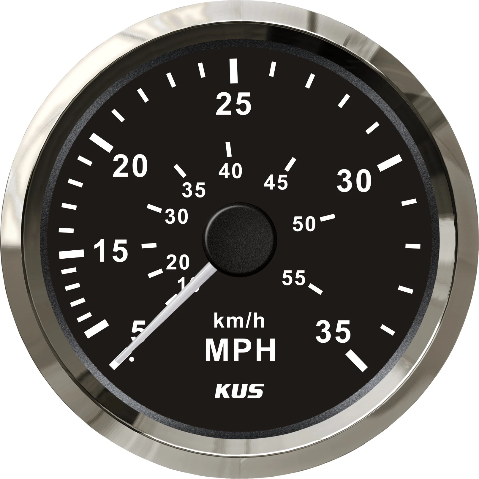 Kus Boat Speedometer Gauge Marine Speedometer Pitot Tube 12v/24v 0