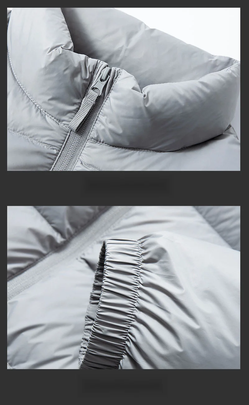 Men's And Women's Duck Down Jacket Winter Warm Loose Bubble Coat_voghion.com