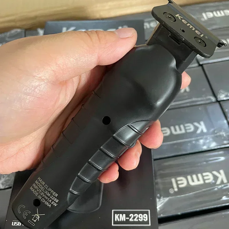 Kemei KM-2299 Men's Hair Clipper Professional Electric Hair Clipper USB Rechargeable Barber Trimmer Men's Electric Hair Clipper 2