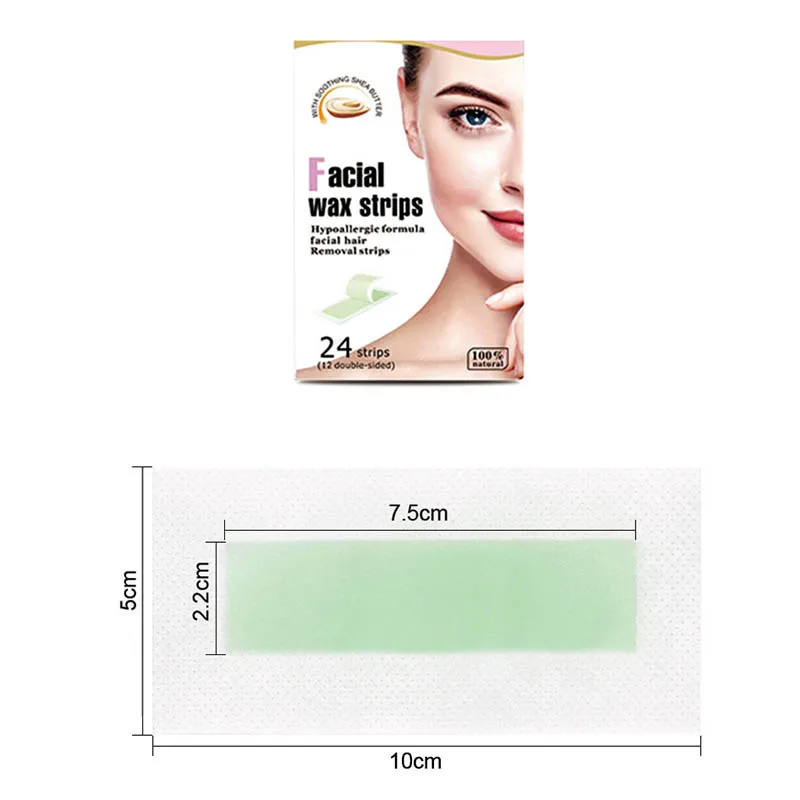 Portable Hair Single-sided Double-sided Non-woven Depilatory Wax Paper Wax Strips Fast Hair Removal
