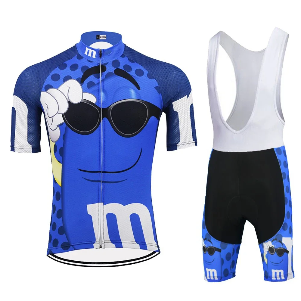 사이클링 저지 및 턱받이 세트, M De Manga, Ciclismo Maillot, 젤 20D, 신규, 장비