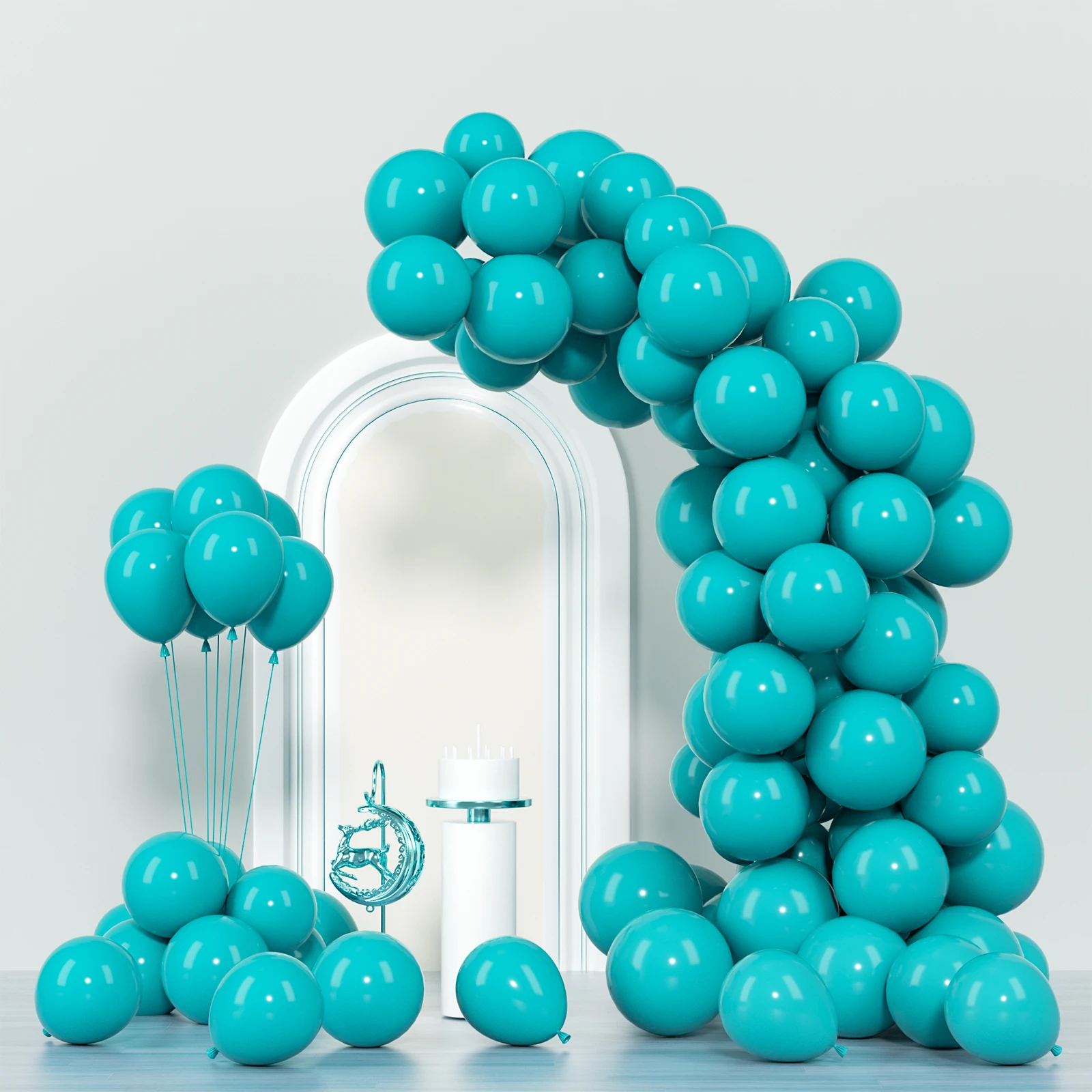 

100pcs/set 5inch Green Latex Balloon Baby Shower Photography Birthday Party Balloon Decor Wedding Decoration Balls Backdrop