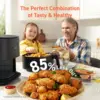 Air Fryer 5 Qt, Max 450F for Juicy Meat, Veggies, Frozen Food, Glass Touch Panel, 130+ In-App Recipes, Little to No Oil, 4
