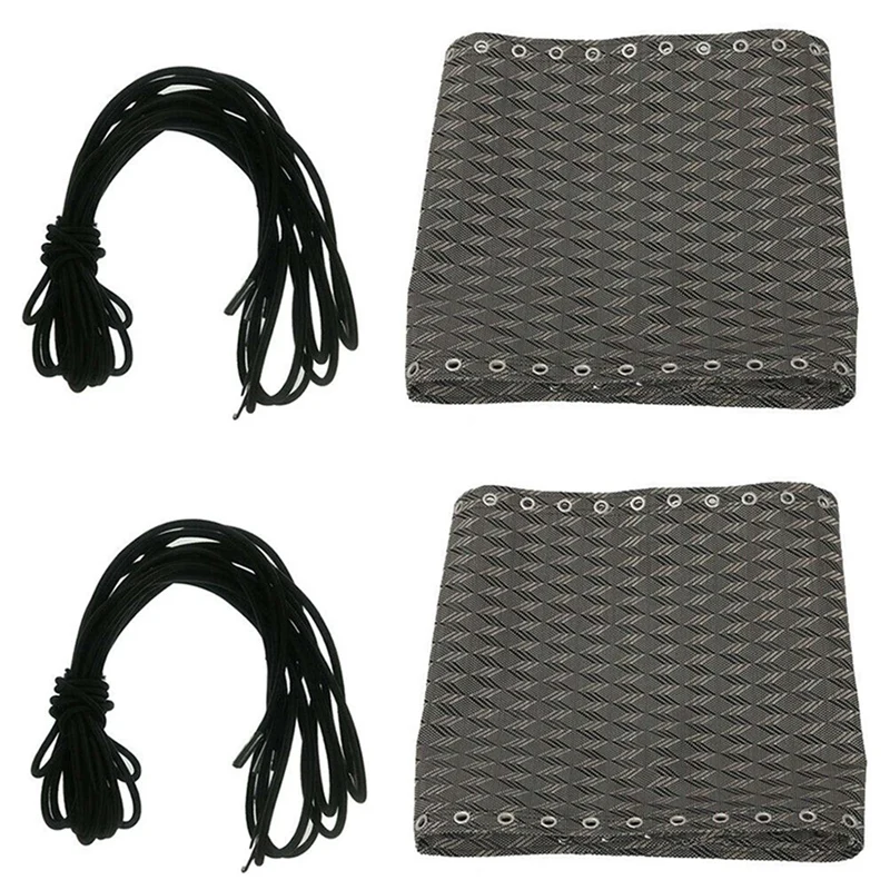 

2 кресла с эластичным шнуром, дышащая прочная ткань для шезлонга, для двора, сада, пляжа, как показано