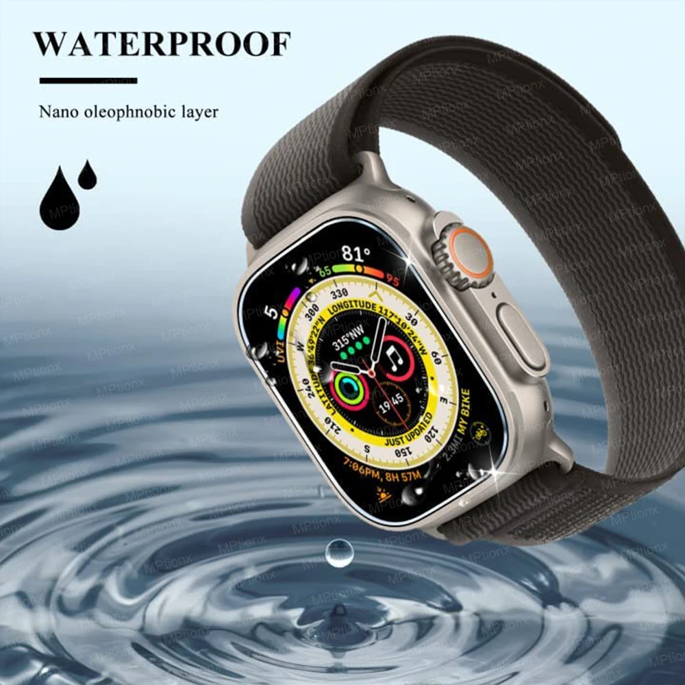 Ultra-Strong Tempered Glass Screen Protector for Smartwatches - Anti-Scratch Shield