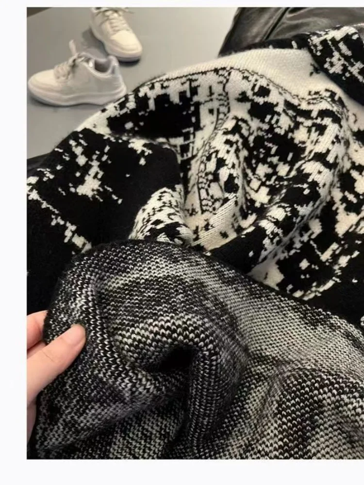 아동복 남아 레트로 디자이너 스타일 라펠 스웨터 가디건 2025 봄 가을 신상 아동 루즈핏 니트 코트