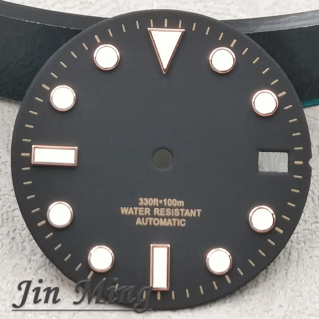 Luxury Multi-Color Luminous Date Window Aseptic Dial for Automatic Movement Watches