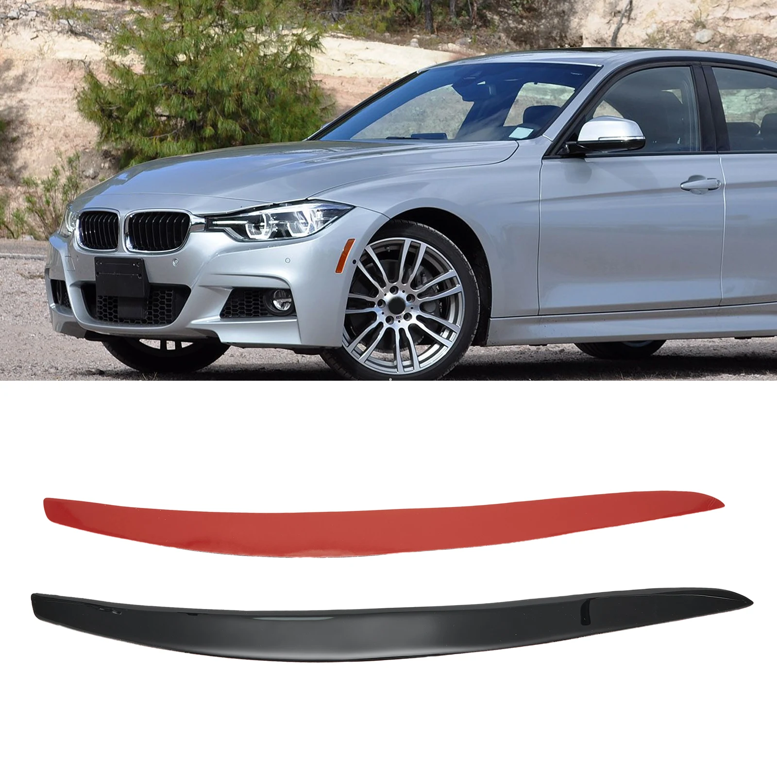 

Car Headlight Lamp Eyebrows Cover Trim Stickers For BMW 3 Series E92 E93 M3 2006-2012 Carbon Fiber Headlight Eyelid Eyebrow Cove