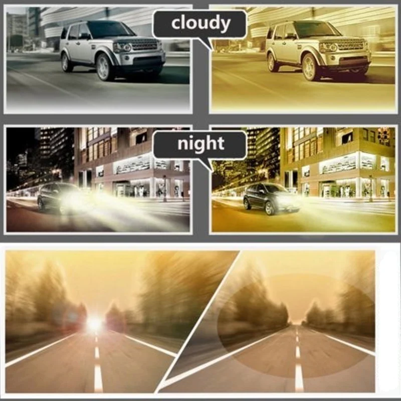 Sunglasses Men Night Vision Sunglasses for Women Anti-reflective Driving Sunglasses  UV 400 Protection_voghion.com