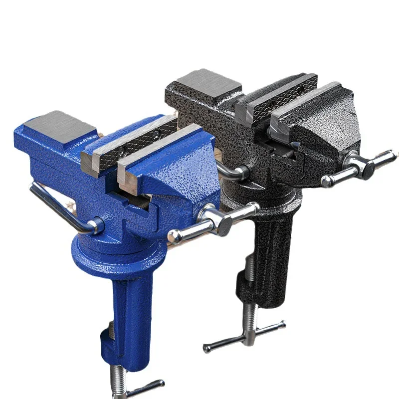 

Woodworking Bench 50 Type Pliers 360 Rotating Universal Small Pliers Small Bench Vises Household Table Vises