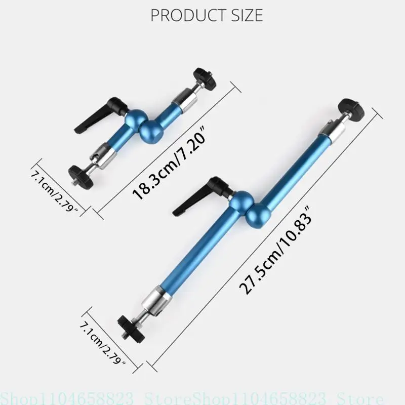 7"/11'' Magical Arm, Adjustable Articulating Friction Arm with 1/4'' Screw Cold Shoe Mount for DSLR Camera Rig/LED Flash