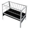 Livestock Feed Trough, 2-in-1 Grain& Hay Feeder for Goats Sheep, Large Capacity Feed Trough 100*65*85cm for Farms, Yards