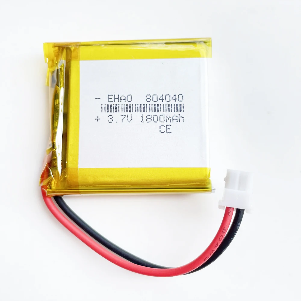 Bateria Lipo Recarregável 3.7v 1800m 804040 Mais mx 5264 Pinos de 25 mm Gps Videogame Dvd E-books Remotos Tablet pc 10 Pcs - Image 5