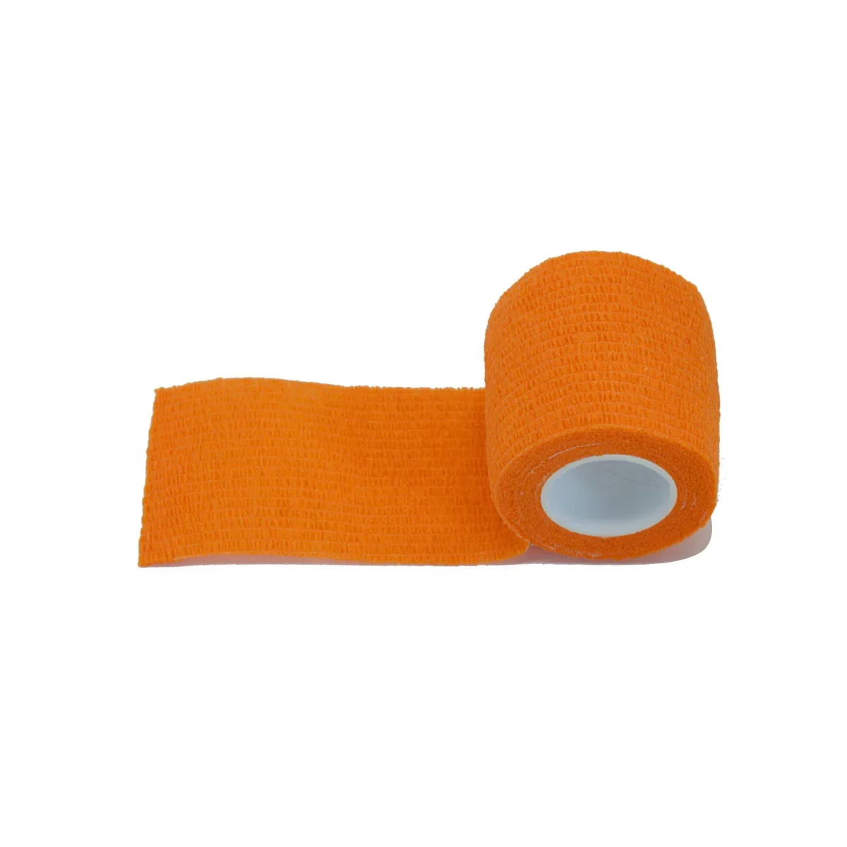 Disposable Elastic Bandage 3pcs 2.5cm&times;4.5m Orange Self Adhesive Sports Wrap Tape For Finger Joint Knee First Aid