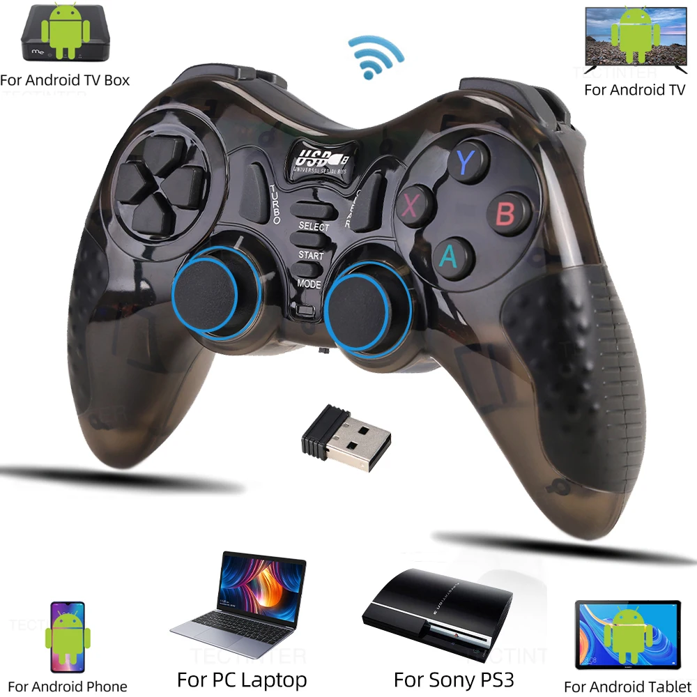 2.4G Wireless Gamepad Controller For PS3/Android/TV Box Control Game